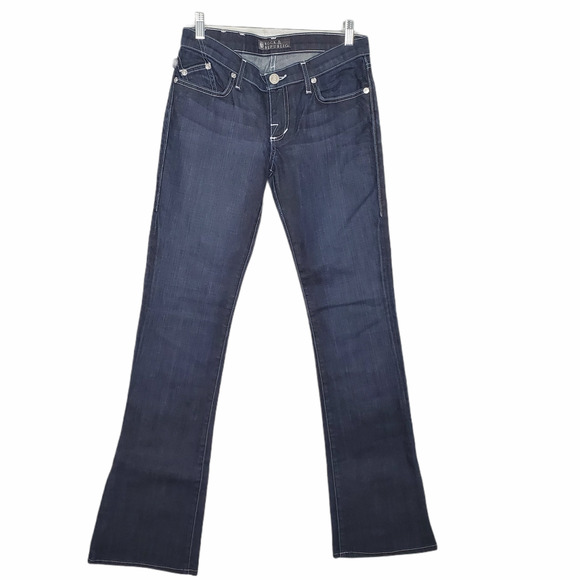 Rock & Republic Dark Blue Jeans Nirvana Bootcut Sz 27 - Picture 1 of 9